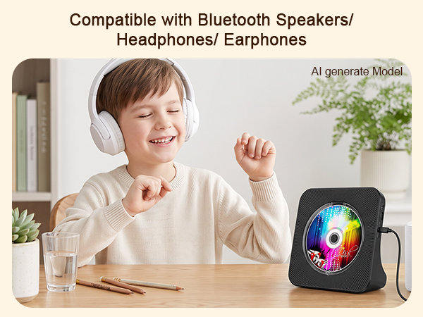 cd player with speakers