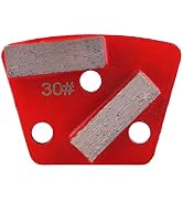 FTVOGUE 6PCS Trapezoid Diamond Grinding Disc, Floor Grinding Pad Concrete Grinding Disc #30 Grit ...