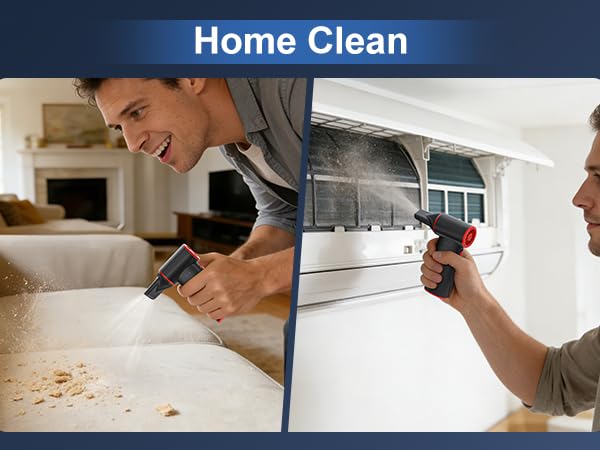 GOOLOO air duster wide applications: Household cleaning and dust removal