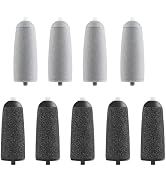 9 Pack Pedicures Replacement Heads, Electric Foot Callus Remover Roller Refills Include 5 Extra C...
