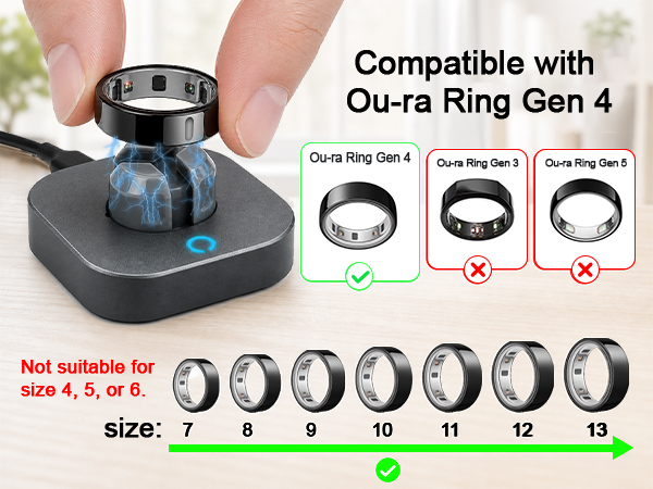 oura ring 4 charger size 9