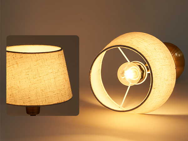 brass table lamp