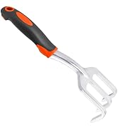 Hand Rake Garden Tool, Heavy Duty Hand Cultivators for Gardening, Small Garden Claw Tool Garden H...