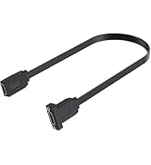 Poyiccot Flat HDMI Extension Cable 1.5ft, 4K HDMI Female to Female Cable, 18Gbpe HDMI to HDMI Ext...