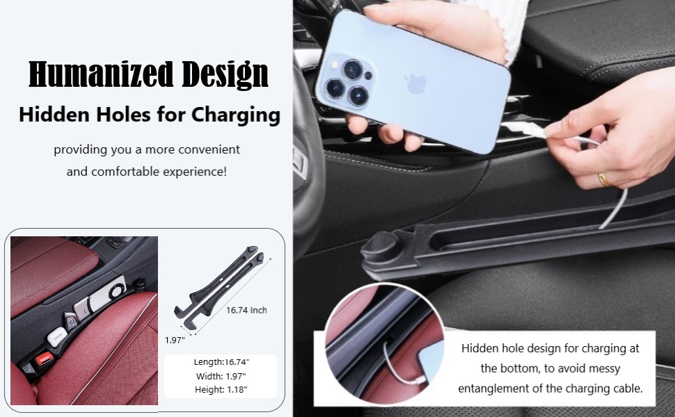 car seat gap filler organizer stop things drop berylins