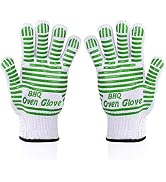 Extreme Heat Resistant Oven Gloves - EN407 Certified 932F - Cooking Gloves for BBQ, Grilling, Bak...