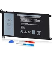 42Wh WDX0R WDXOR 11.4V Battery for Dell Inspiron 13 7375 7368 7378 5368 5378 5379 P69G 15 7573 75...