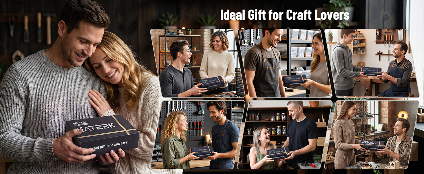 It presents the tool as an ideal gift for loved ones, packaged with a case.