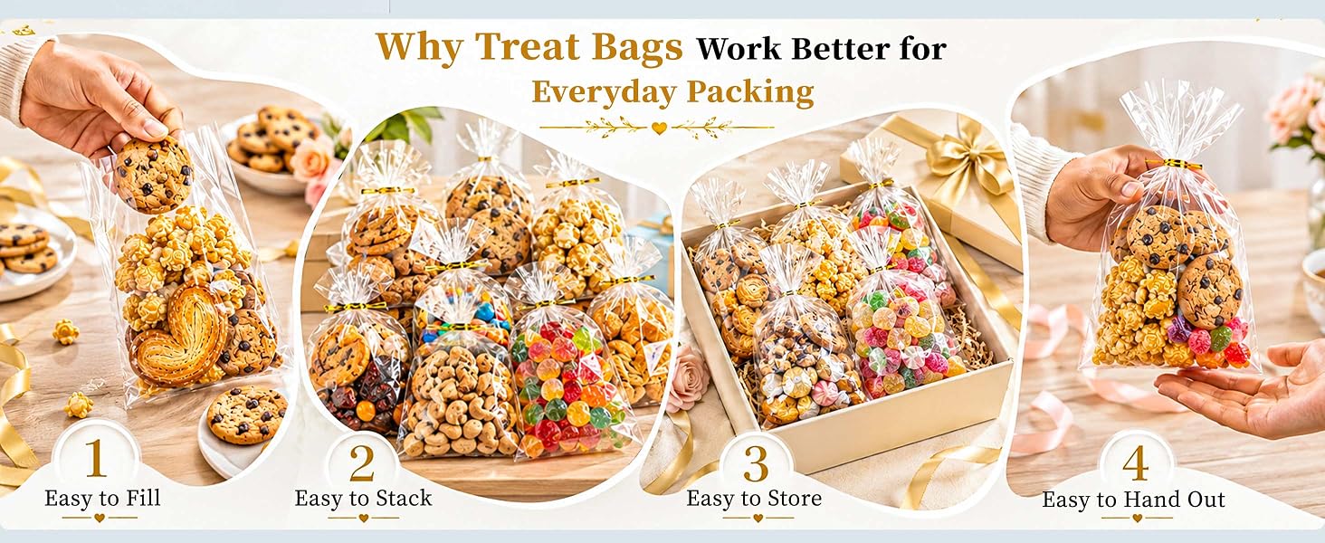 clear cellophane bags Mothers Day