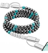 Atsidexa 4-in-1 Beaded Charging Cable, Metal Design, Nicely Packed, 60W Fast Charging, MFi Certif...