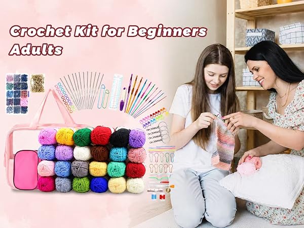 Crochet Kit Beginners Crochet Hook Set