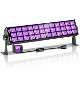 SHGPODA 72W Black Light Bar, LED Black Lights for Glow Party,IP66 Waterproof Blacklight with Plug...