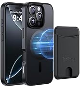 TopMade Mag-Safe Case for iPhone 16 Pro with Magnetic Wallet Card Holder, Mag-Safe Phone Case wit...