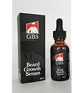G.B.S Beard Natural Hair Growth Serum for Men with Patchy Facial Growth, Stimulate, Promote Hair ...