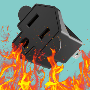 three prong to two prong adapter