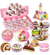 Cleboen 12 Pack Building Blocks Blind Eggs, 12-in-1 Mini Dessert Building Block Sets, Party Favor...