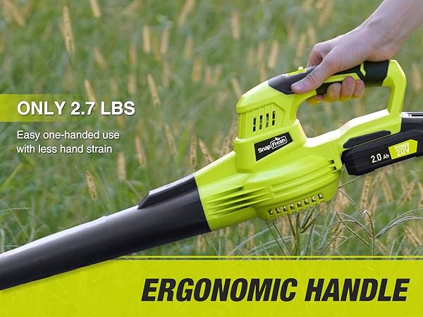 SnapFresh 20V Cordless Leaf Blower