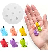 Cute Tiny Bees Figurines Resin Silicone Mold Micro Dollhouse Animal Epoxy Casting Mold for DIY Re...