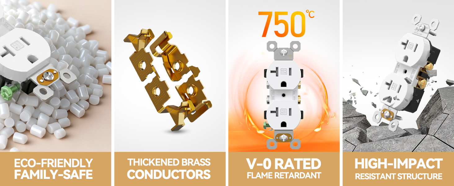 20A DUPLEX OUTLET - TR