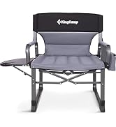 KingCamp XXL Heavy Duty Camping Directors Chair 550lbs Capacity, Extra Wide Oversized Camp Chairs...