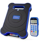 Wisscool Wireless Refrigerant Scale 220 lbs for HVAC, Digital Freon Charging Scale with Remote Co...