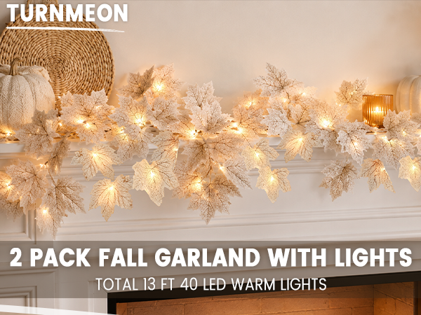 fall decor fall decorations for home fall lights fall garland halloween decor thanksgiving decor