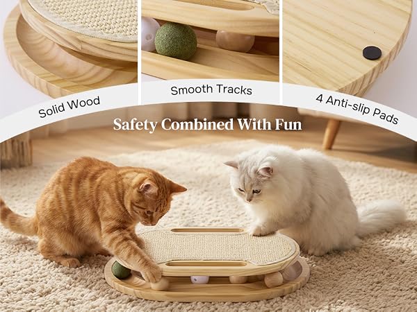 Cat Scratcher with Ball
