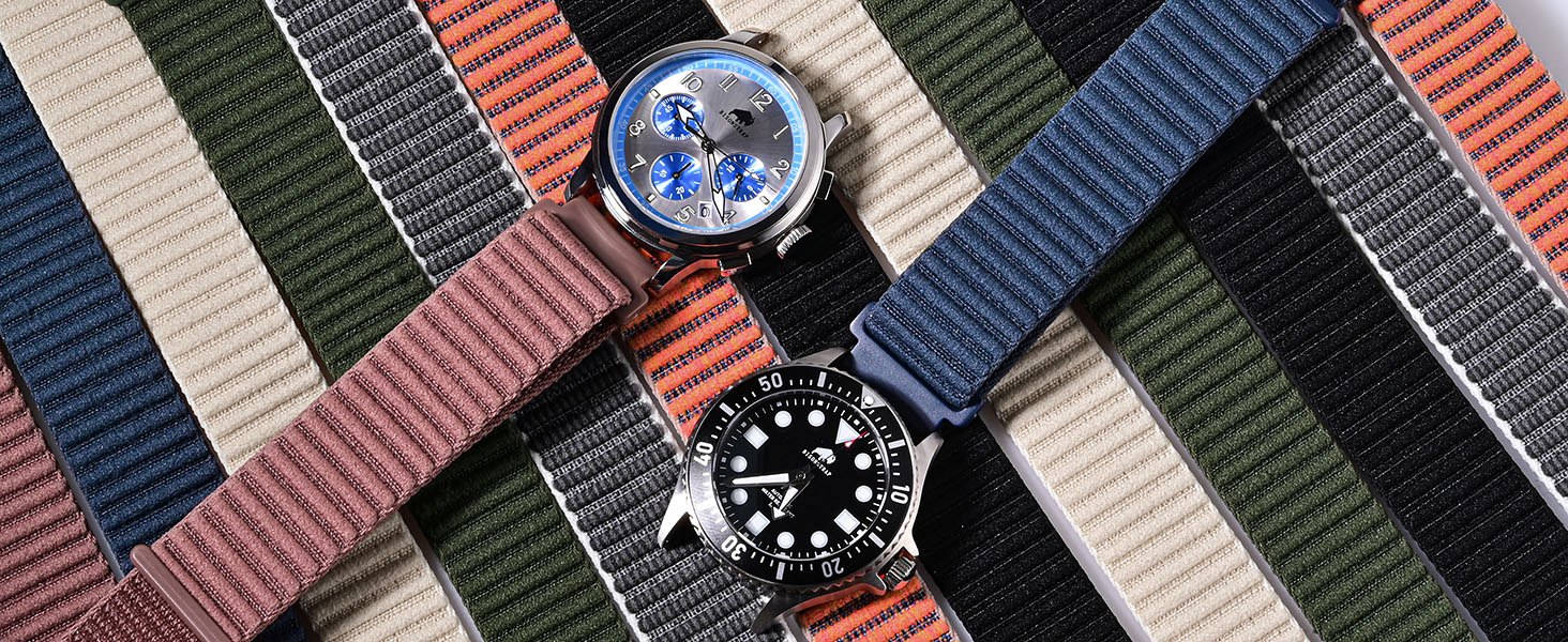 nylon watch bands men women
