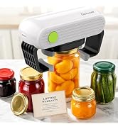 Effortless Electric Jar Opener Easy Opens Twist-Lid, One Handed Automatic Jar Opener for Weak Han...