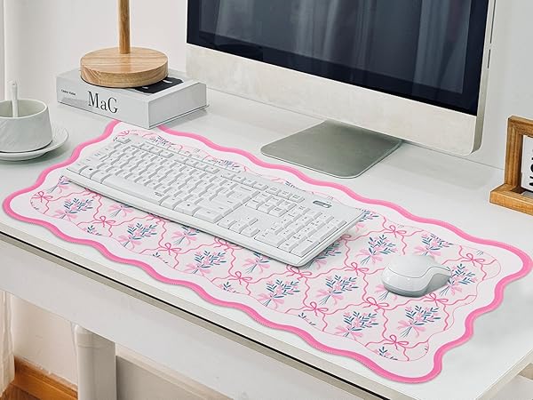 pink desk matt for desktop