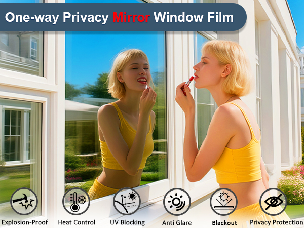 one-way mirror window film