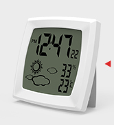 U-Trak Digital Alarm Clock Battery Operated