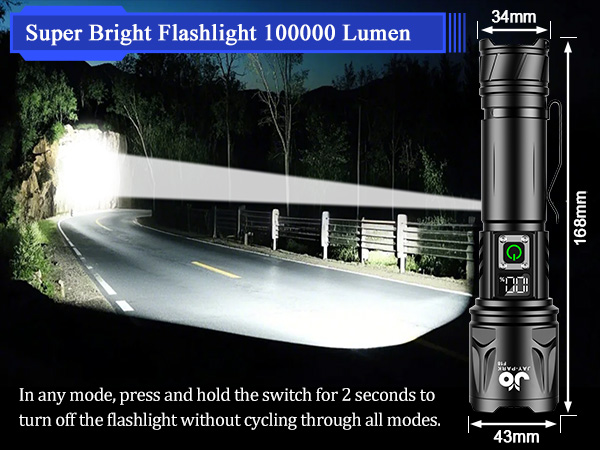 flashlights high lumens rechargeable
