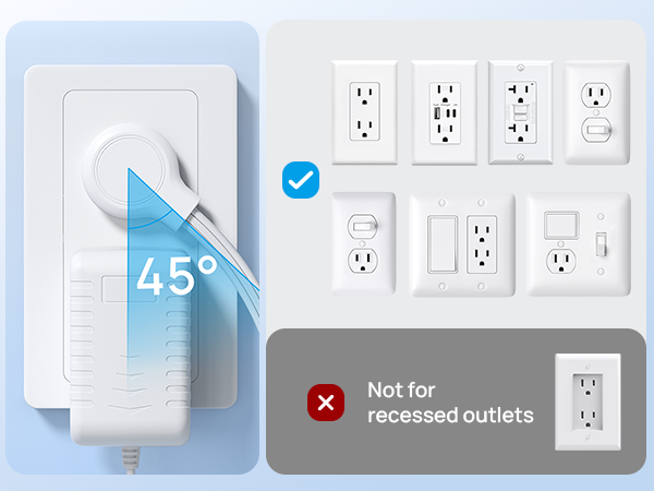 extension cord flat plug