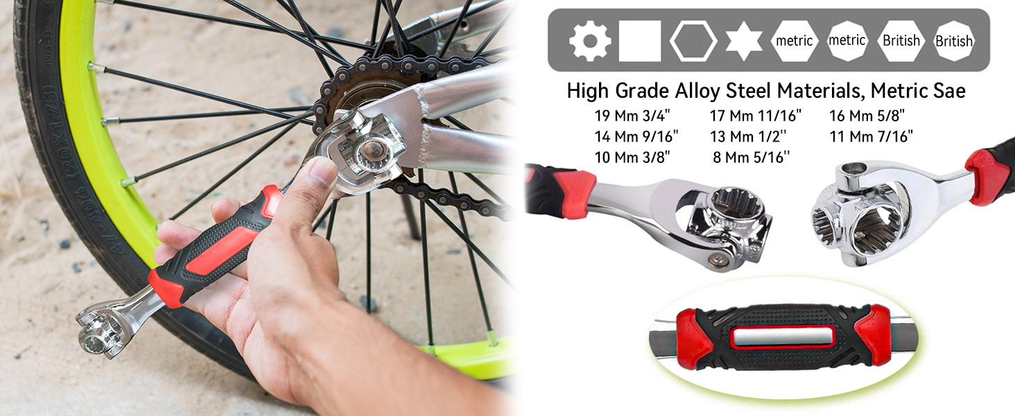Hamind Universal Wrench 52 in 1 Socket Wrench