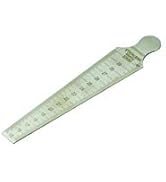 RIVERWELD Welding Taper Gage Inch & Metric 5/8" to 1-3/16" & 15-30mm Welding Gauge Inspection Sta...
