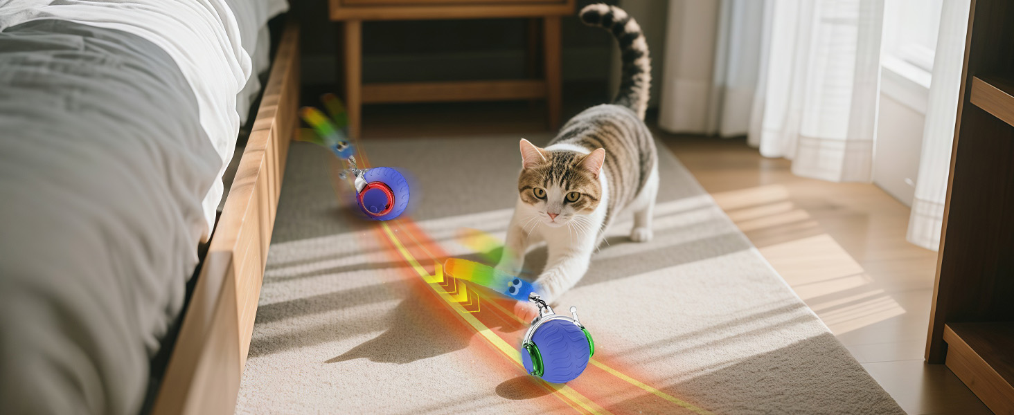 electric cat toy ball