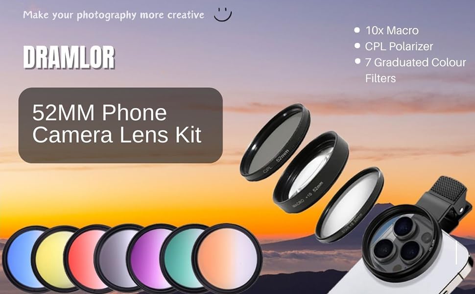 10 in 1 Cell Phone Camera Lens Kit