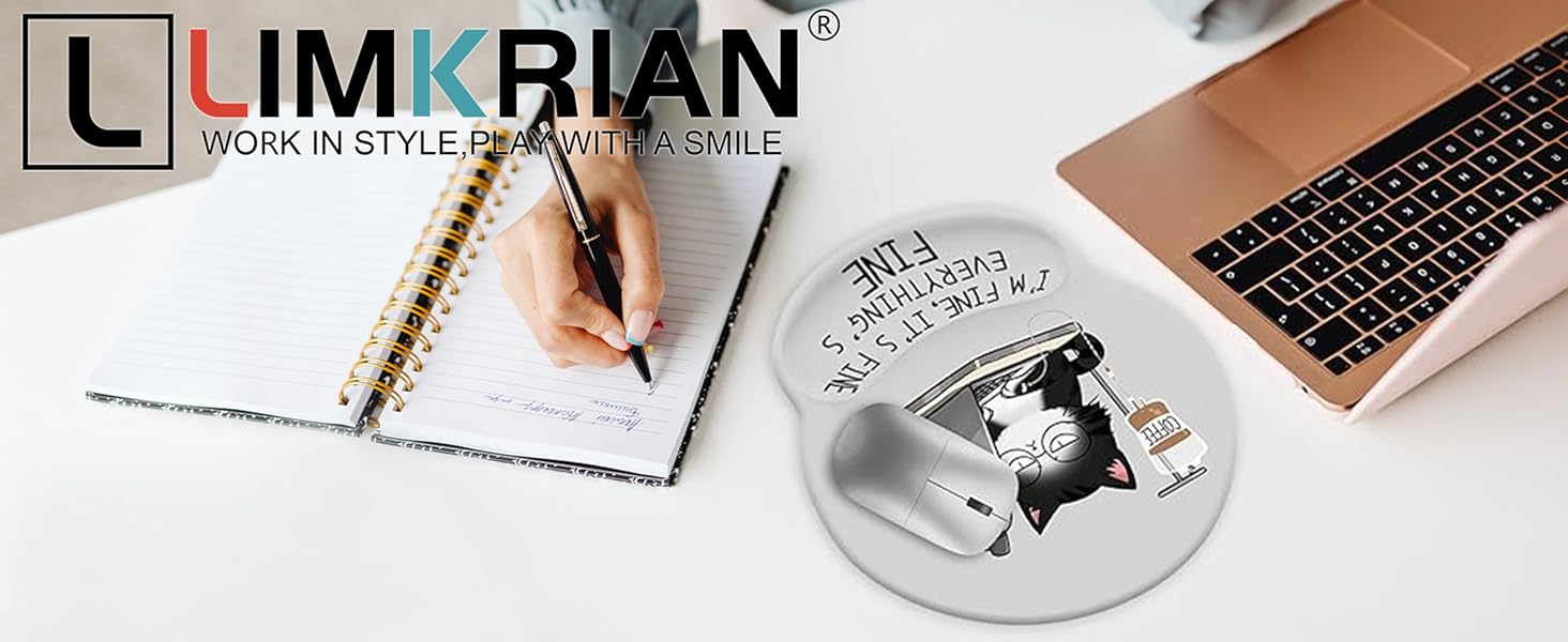 Ergonomic Mouse Pad with Wrist Rest