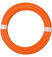 Quickun Pneumatic Tubing 1/4" Tube OD PU Polyurethane Tube Air Hose Line for Air Compressor Fitti...