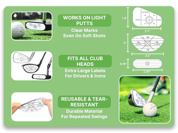 golf impact tape