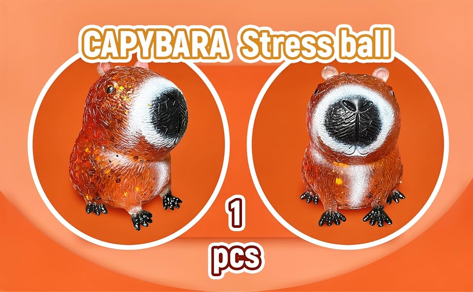 capybara squishy stress ball for adults adhd anxiety stress relief foucs