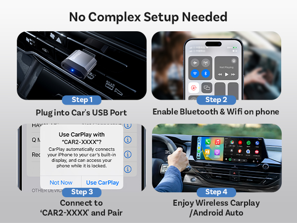 motorola ma1 wireless android auto car adapter