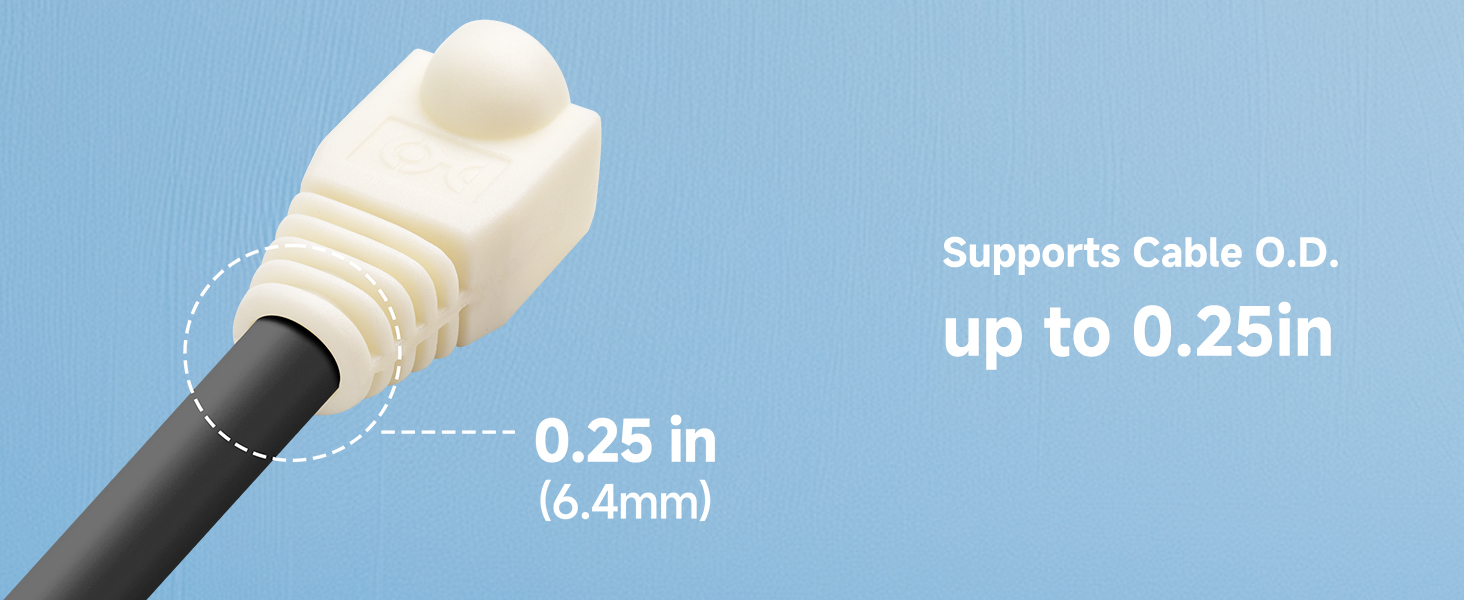 Cat6 / Cat5e RJ45 Strain Relief Boots