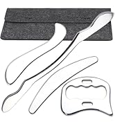 FeelFree Sport 4 in 1 Muscle Scraper Tool Set-Gua Sha Massage Scraping Tools for Soft Tissue Mobi...