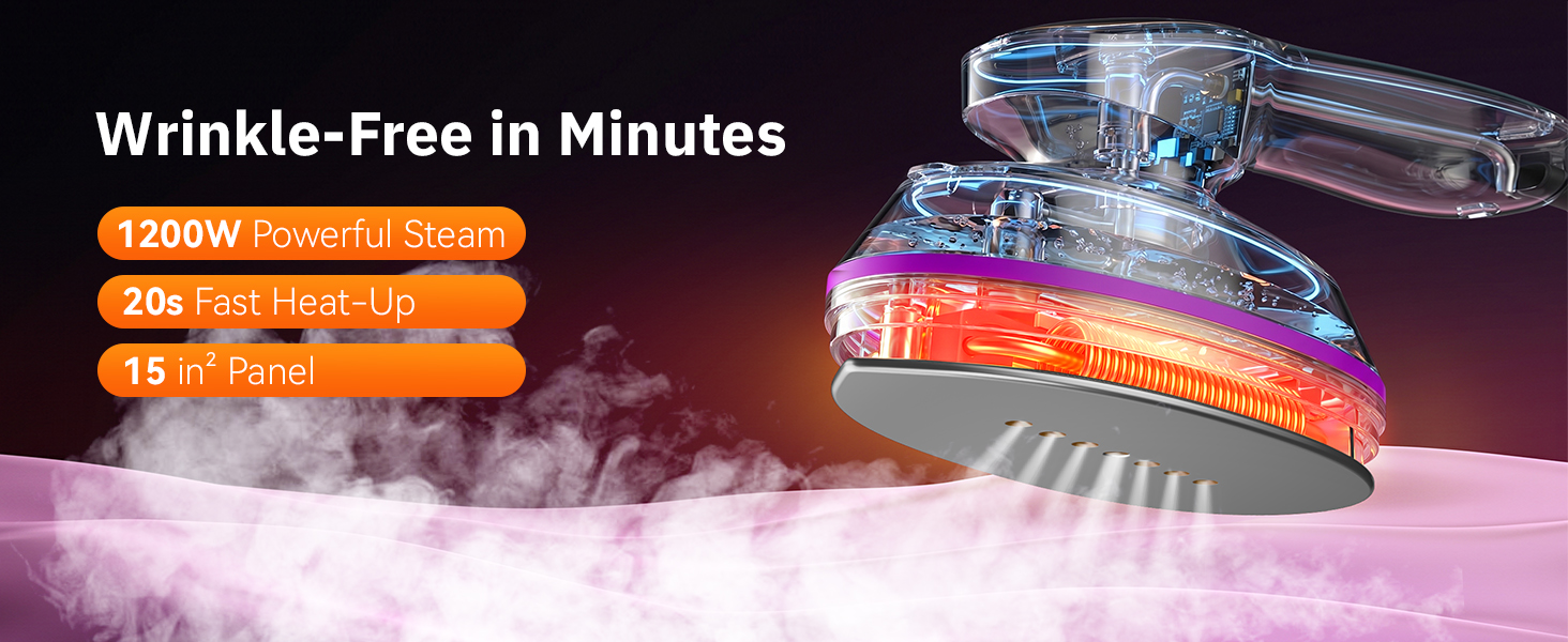 OGHom Steam Iron for Clothes