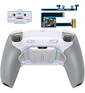 eXtremeRate RISE4 Plus MAX RMB Back Paddles Kit with Clicky Trigger Stops & Rubberized Grip for P...