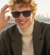 BLESSOURCE Smart Glasses for Women & Men, 5.4 Bluetooth Sunglasses with Open Ear Speakers, Blueto...