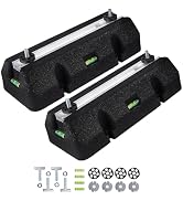 WISSCOOL Floor Mounting Base Kit Mini Split Air Conditioning Systems, Heavy-Duty Condenser Pad fo...