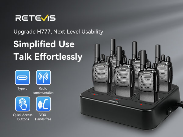 retevis H-777 walkie talkies